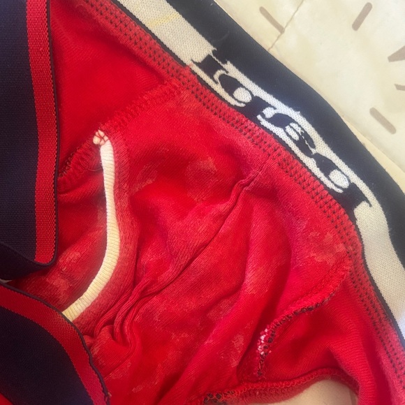 Papi Men's Red Briefs - Picture 2 of 3